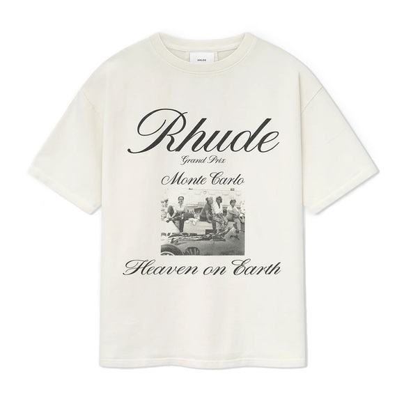 Rhude Other - RHUDE Authentic Vintage White Heaven On Earth Tee Shirt - Size XL - New With Tag